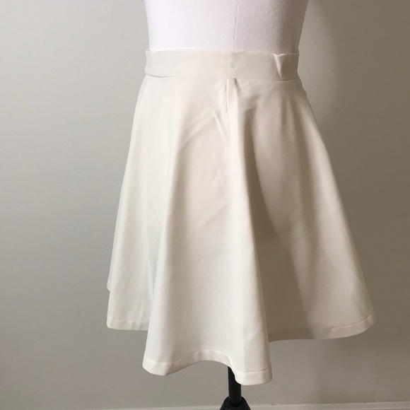 Cals Brand. Faux Leather Skater Skirt - Picture 3 of 6